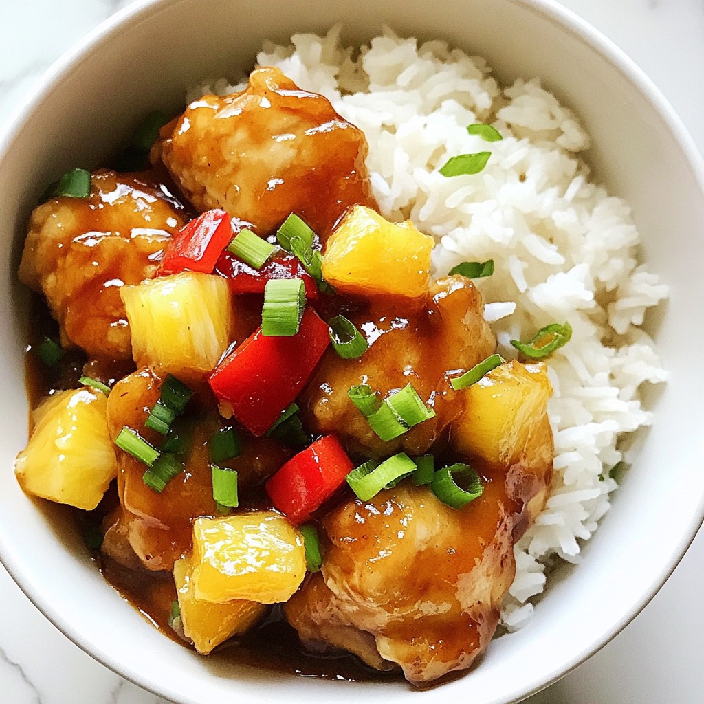 Baked Sweet and Sour Chicken Perfectly Tangy Dish