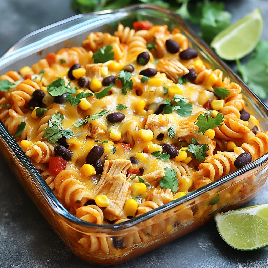 Chicken Enchilada Pasta Flavorful and Easy Recipe