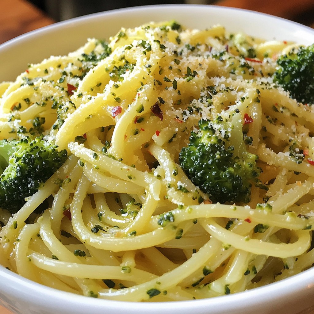 Lemon Garlic Broccoli Pasta Easy and Flavorful Meal