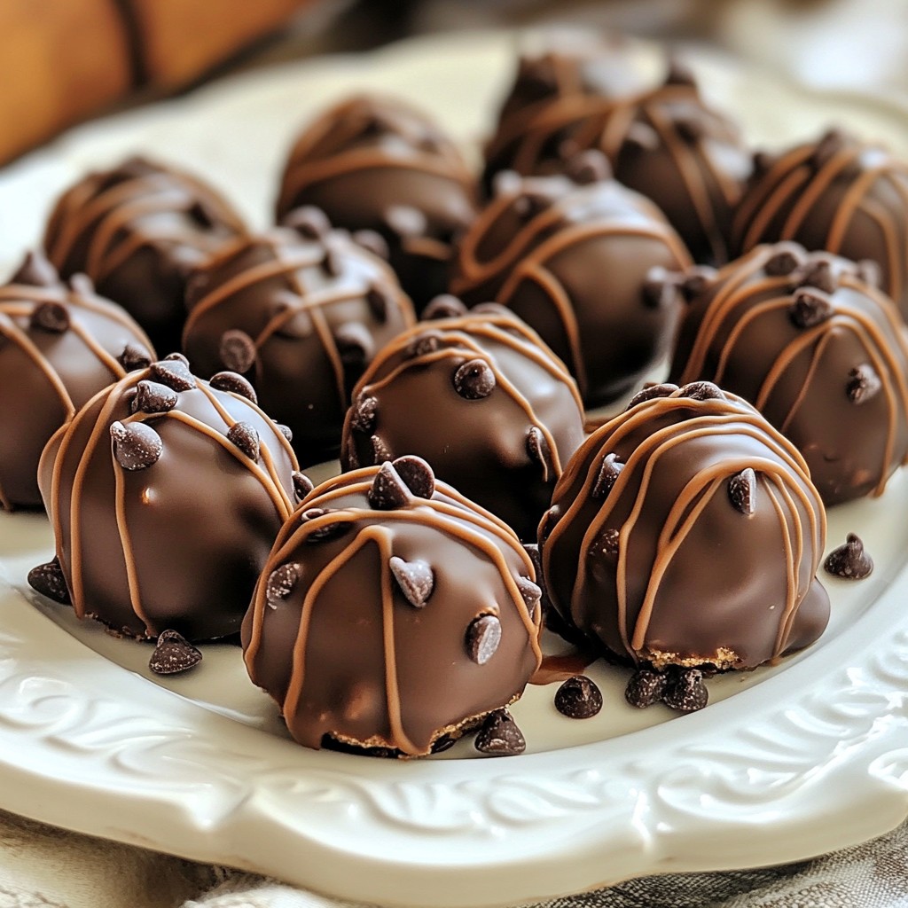 Chocolate Chip Cookie Dough Truffles Easy and Fun Treat