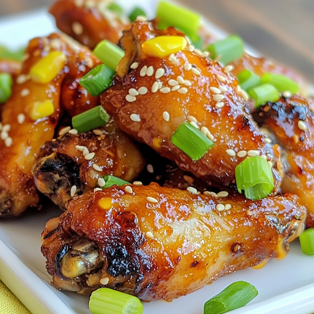 Honey Garlic Chicken Wings Flavorful and Easy Recipe