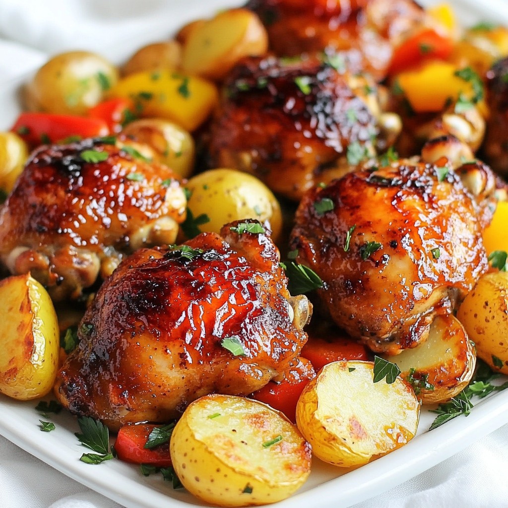 Smoky Sheet Pan Paprika Chicken and Potatoes Delight