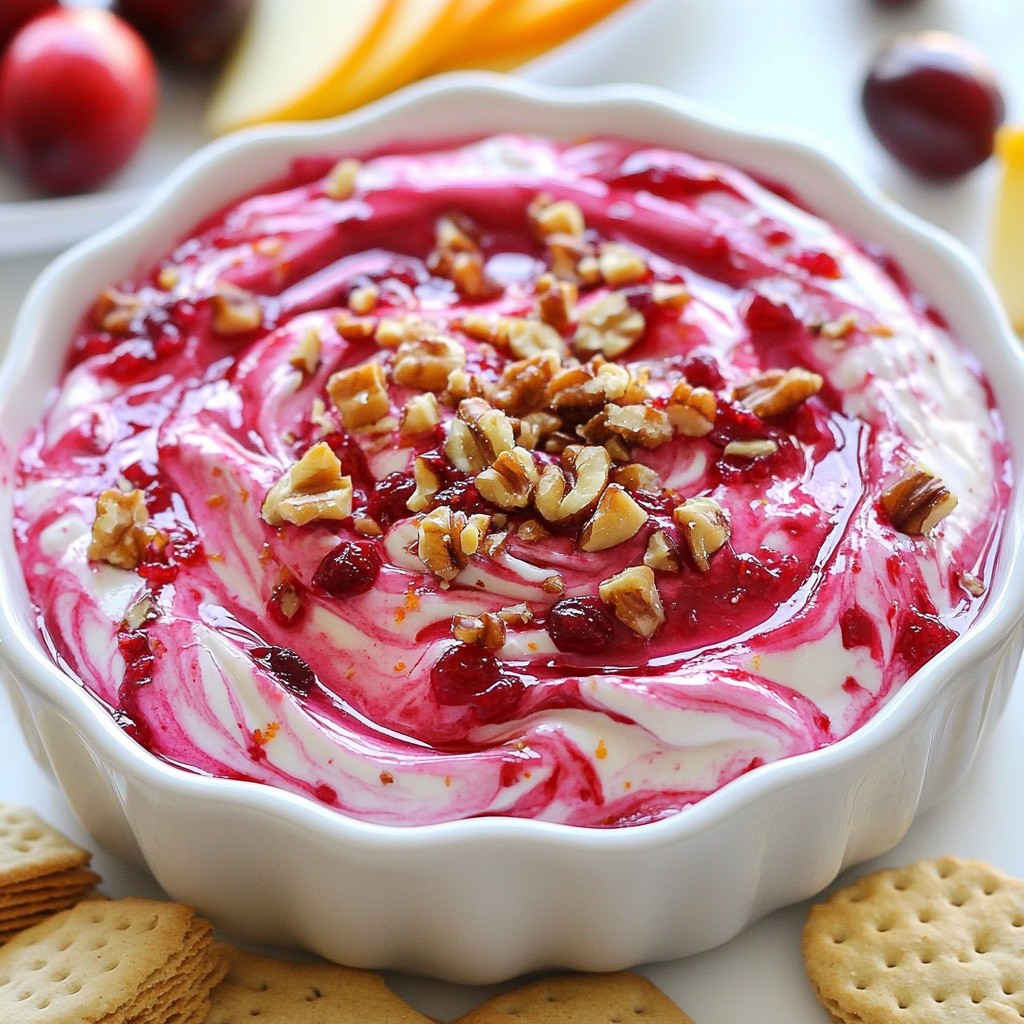 Cranberry Orange Cheesecake Dip Easy and Tasty Treat