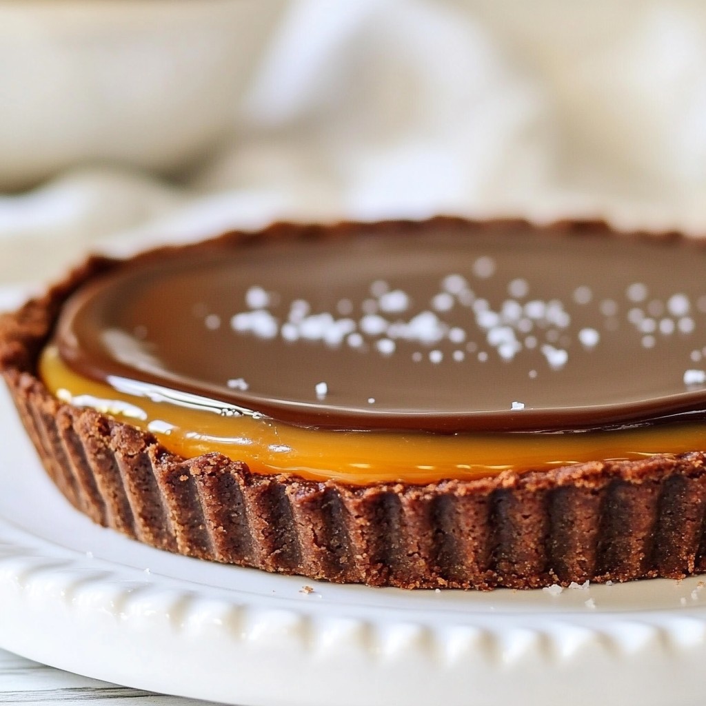 Chocolate Salted Caramel Tart Irresistible Dessert Recipe