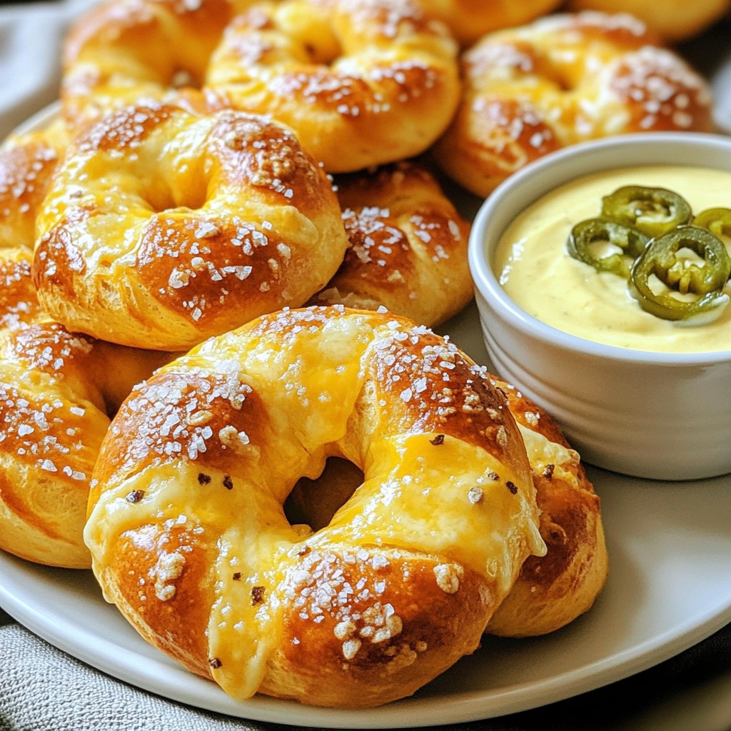 Cheddar Jalapeño Stuffed Pretzels Easy and Tasty Snack