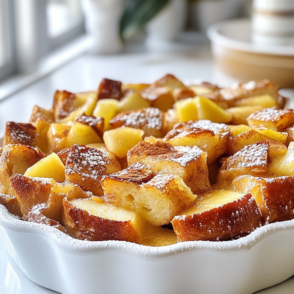 Cinnamon Apple French Toast Casserole Delight Recipe