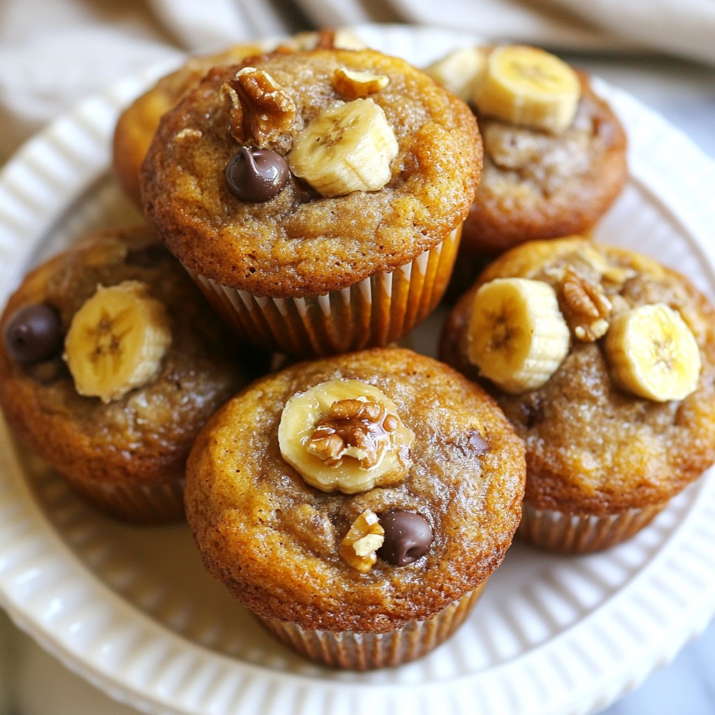 Almond Butter Banana Muffins Healthy and Simple Recipe