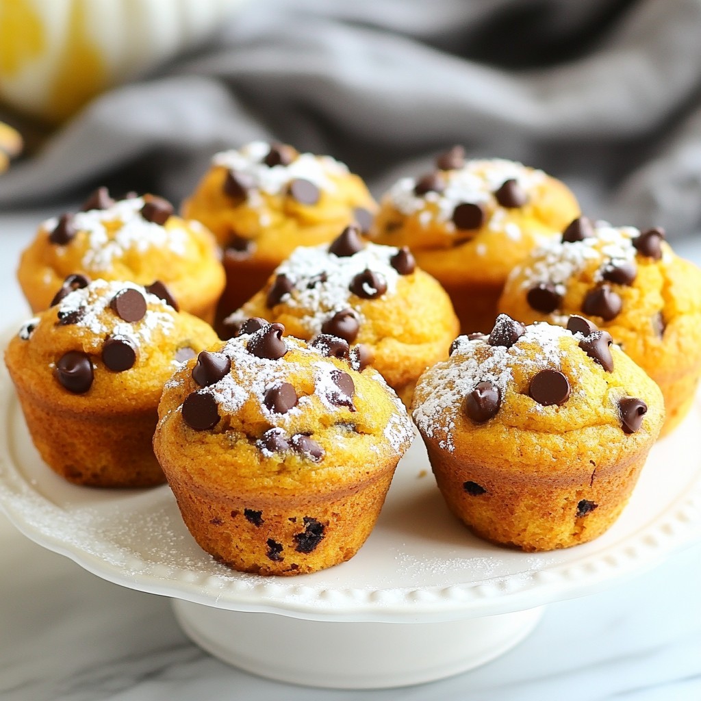 Chocolate Chip Pumpkin Muffins Fluffy and Delicious Recipe