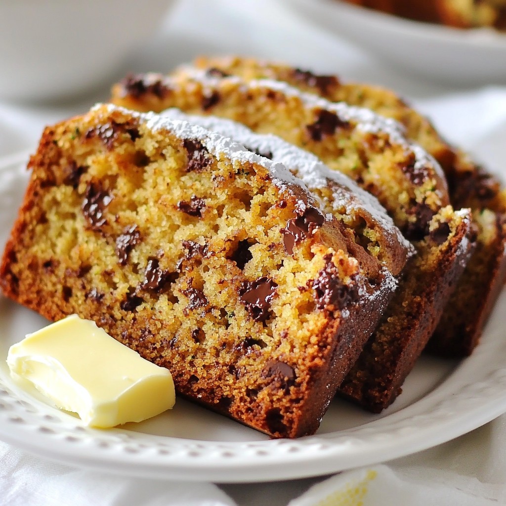 Chocolate Chip Zucchini Bread Delicious and Easy Recipe