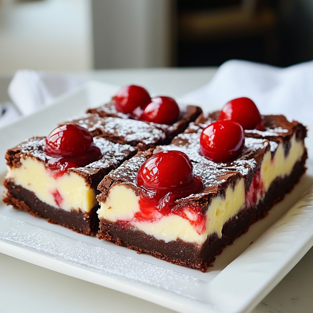 Cherry Cheesecake Brownies Irresistible Sweet Treat
