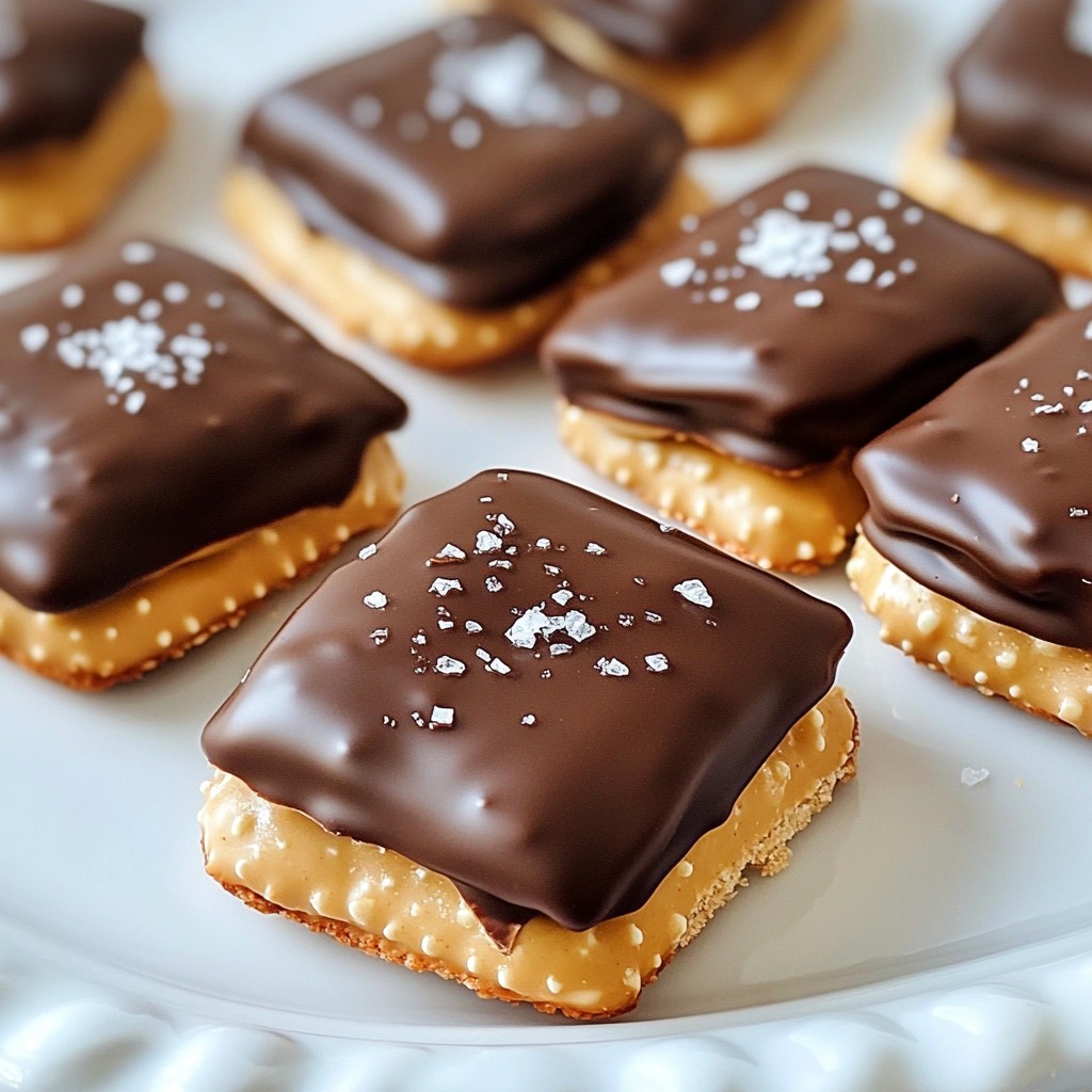 Chocolate Dipped Peanut Butter Ritz Fun Snack Idea