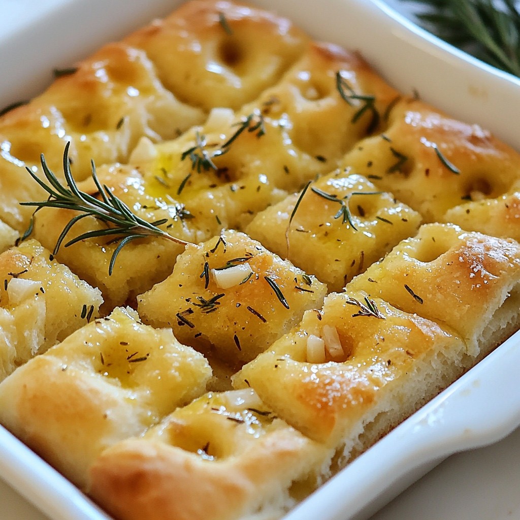 Rosemary Garlic Focaccia Simple and Delicious Recipe