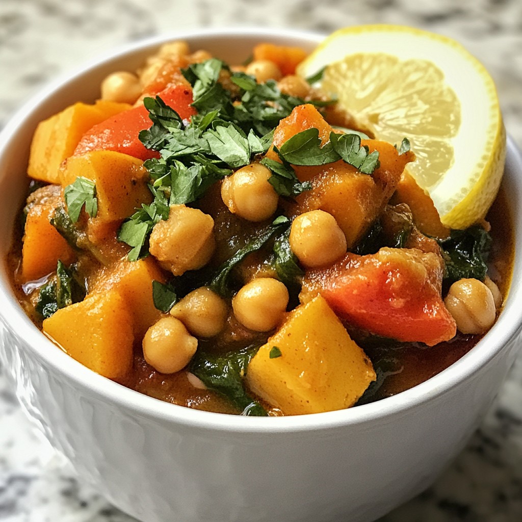 Moroccan Chickpea Stew Flavorful and Nourishing Meal