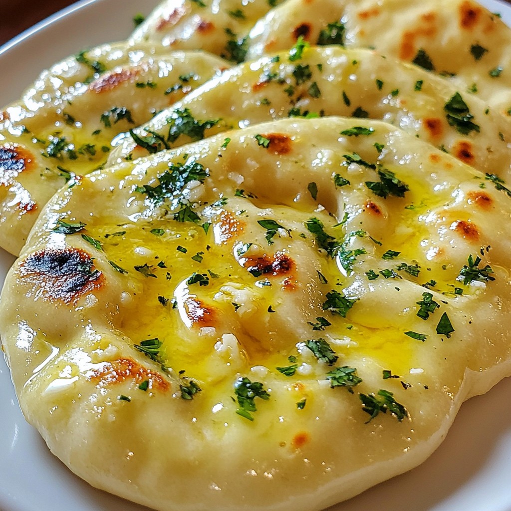 Quick Garlic Naan Bread Flavorful and Simple Delight