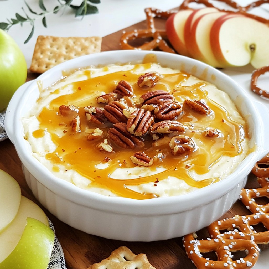 Caramel Pecan Cheesecake Dip Delightful and Creamy Treat