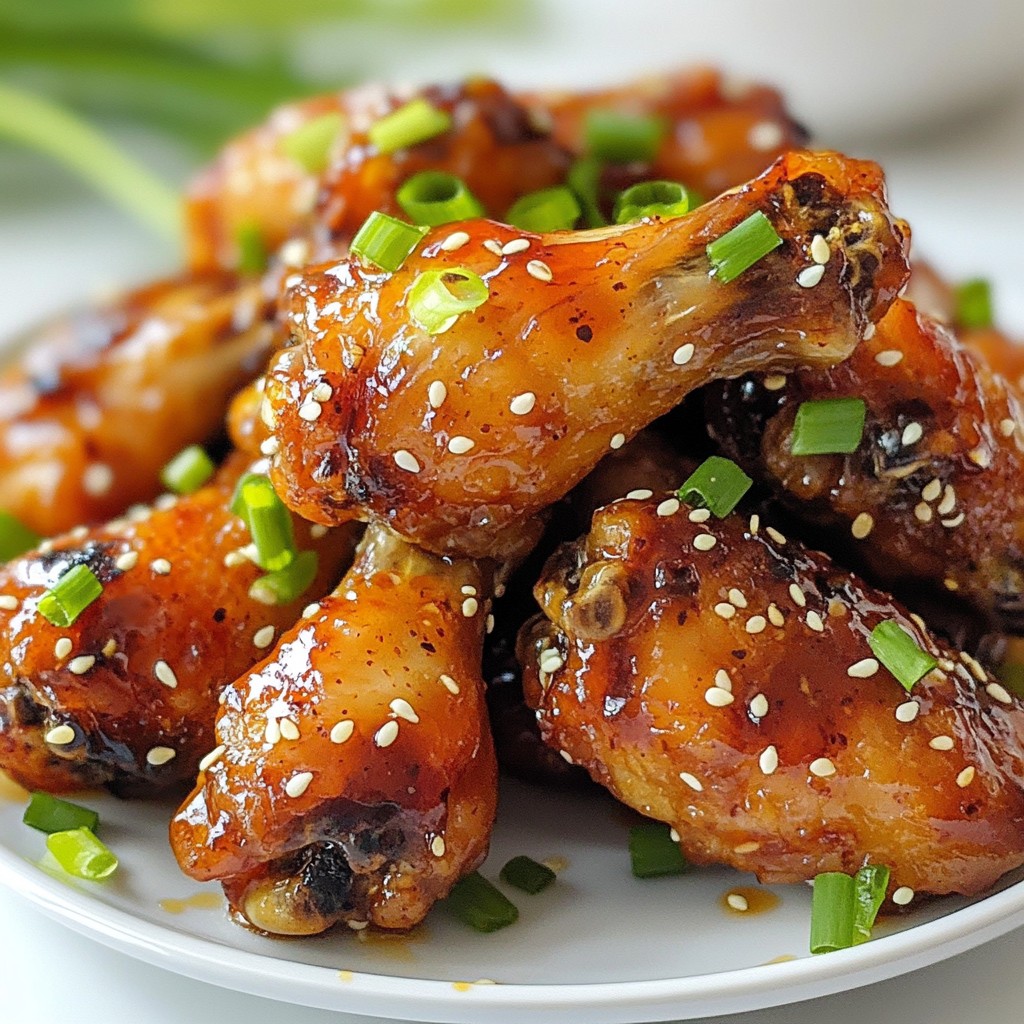 Honey Garlic Chicken Wings Flavorful and Easy Recipe