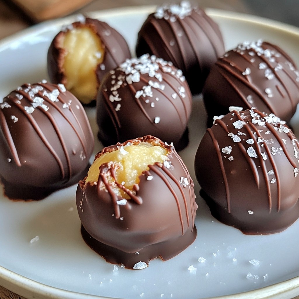 Chocolate Chip Cookie Dough Truffles Easy Delight