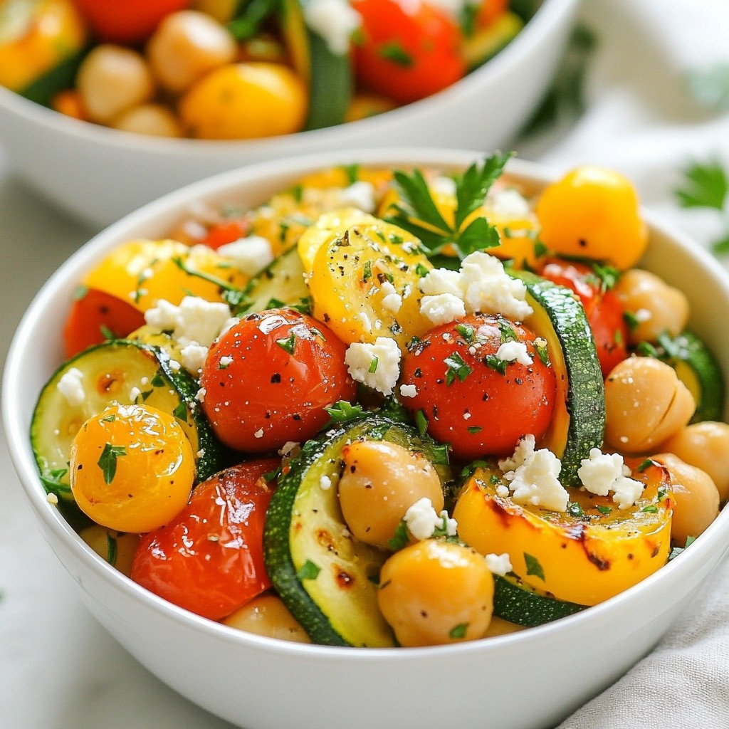 Herb Roasted Sheet Pan Mediterranean Veggie Bowls Easy Meal