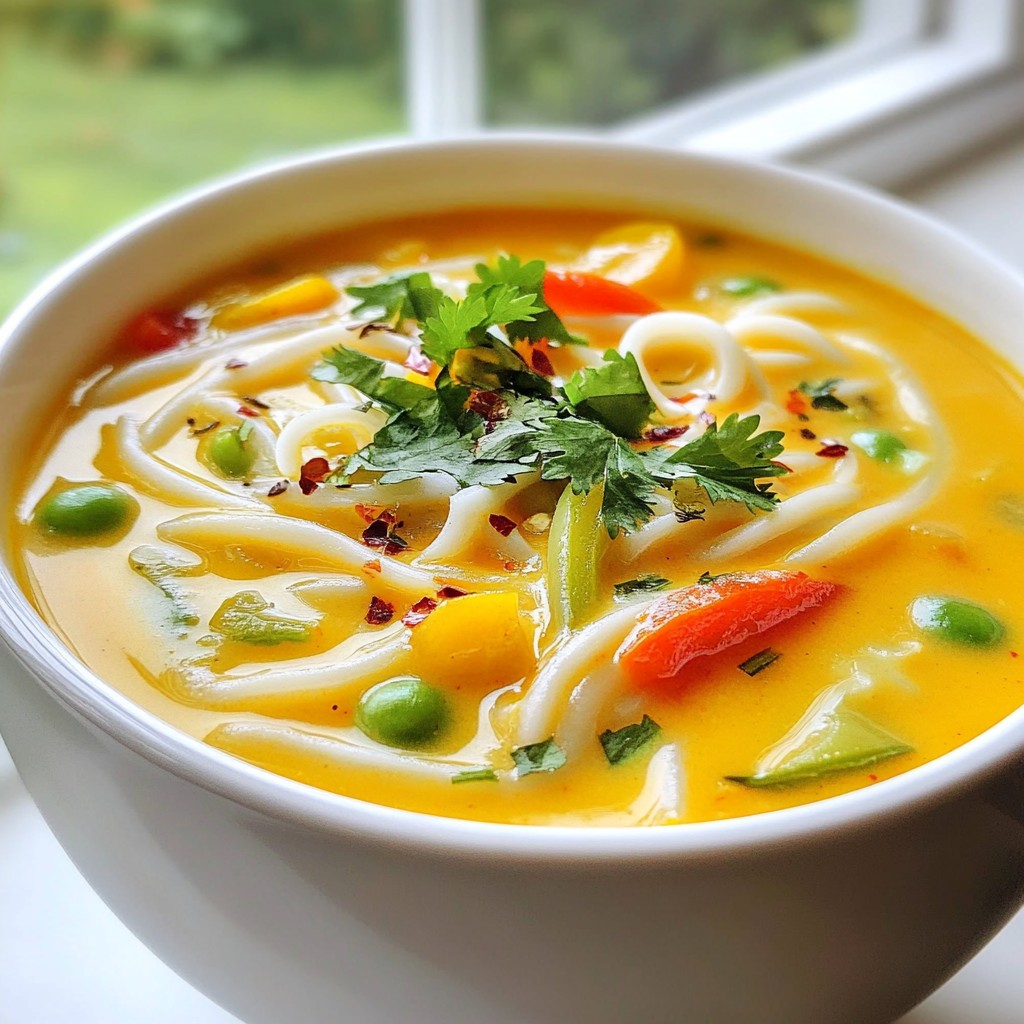 Coconut Curry Noodle Soup Flavorful and Easy Recipe