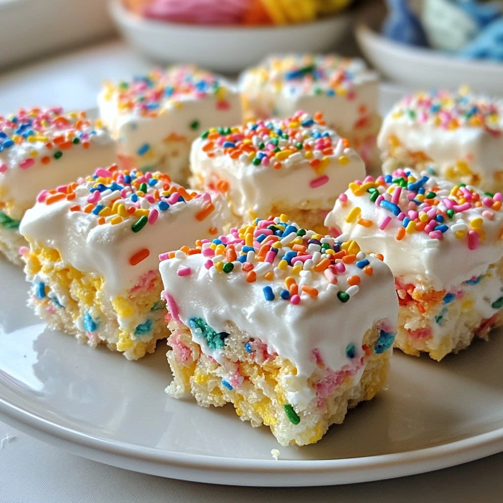 Funfetti Marshmallow Treats Delightful and Easy Recipe