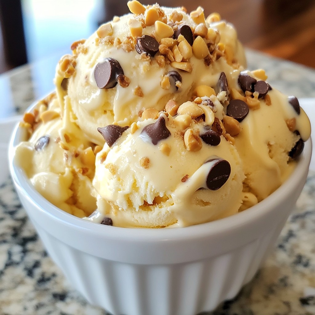 Peanut Butter Banana Ice Cream Creamy Homemade Treat