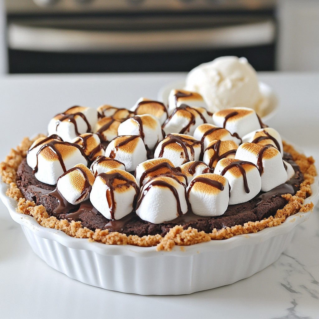 S'mores Brownie Pie Delightful and Easy Treat Recipe