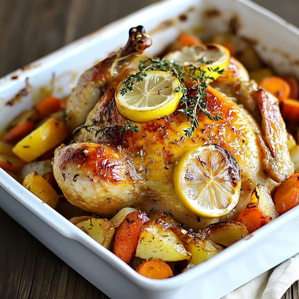 Lemon Thyme Roasted Chicken Simple and Flavorful Dish