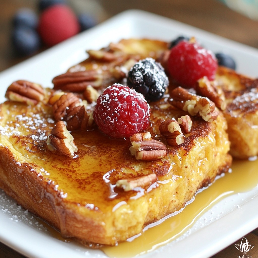 Maple Pecan French Toast Simple and Delicious Delight