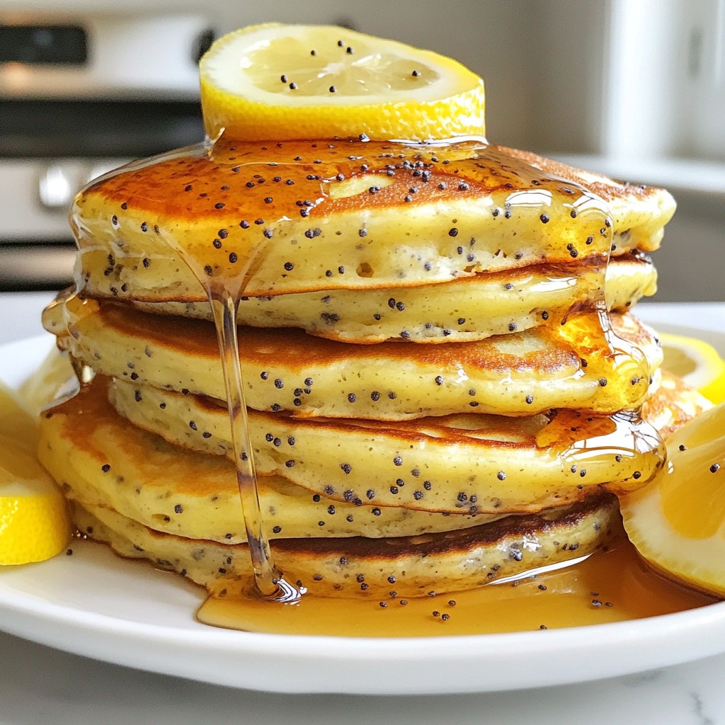 Lemon Poppyseed Pancakes Tasty and Quick Recipe