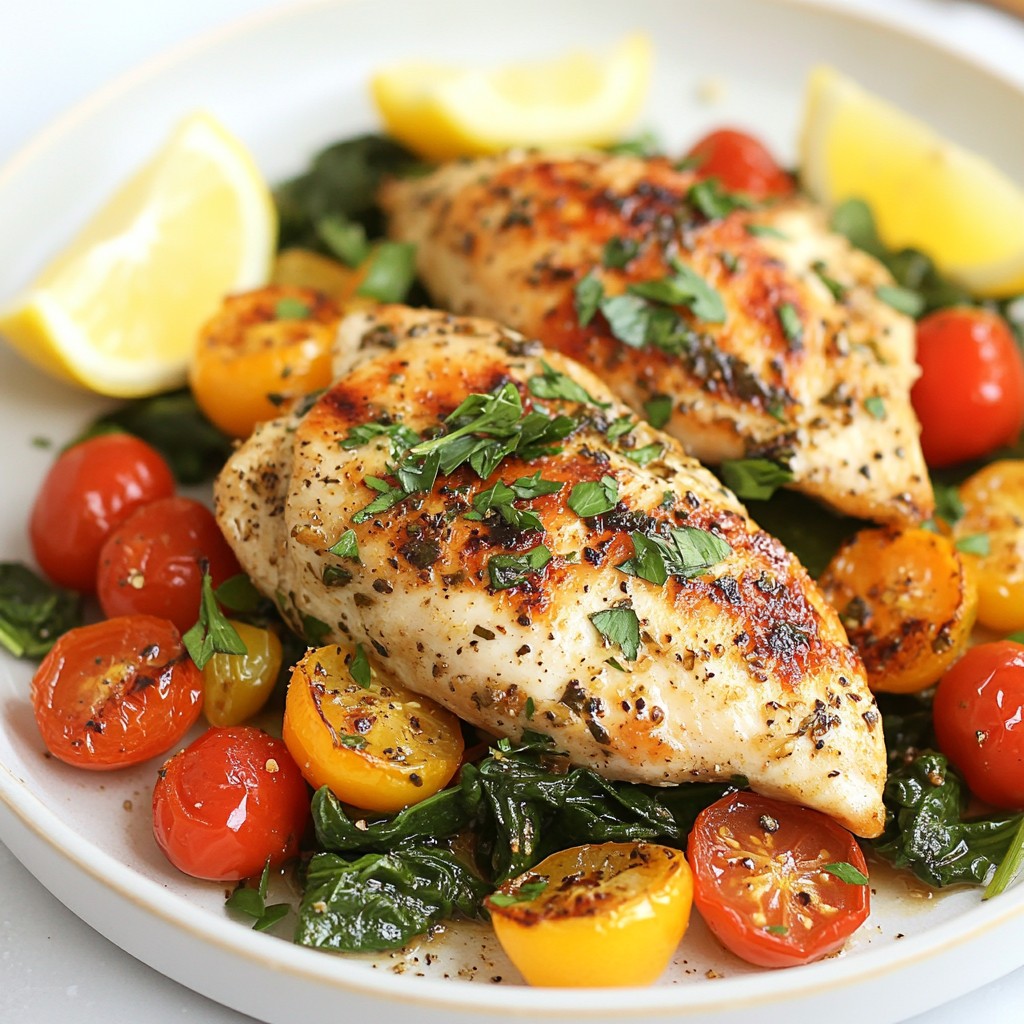 Juicy One-Pan Garlic Herb Chicken Breasts Delight