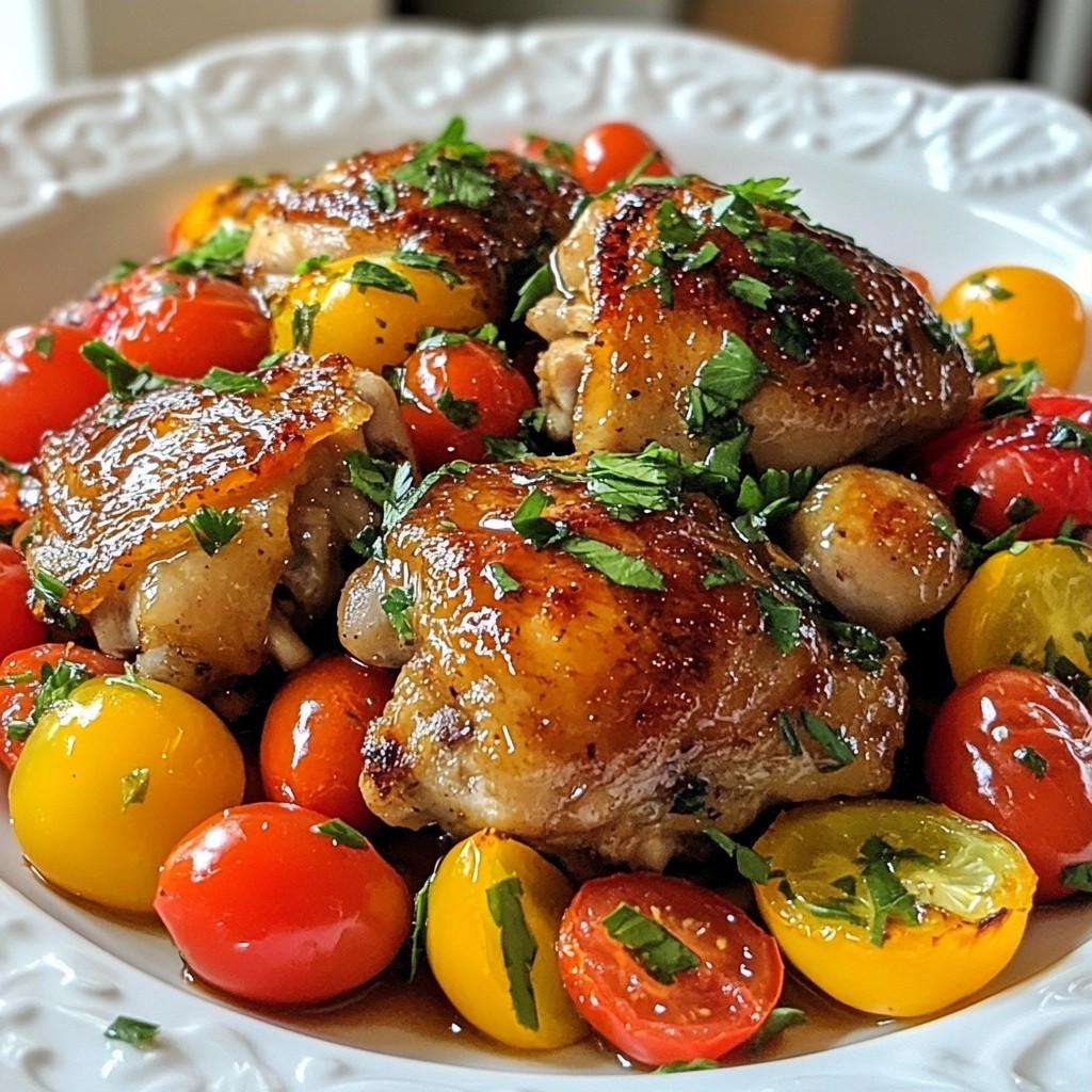 Minimal Cleanup One-Pan Honey Lime Chicken Thighs Recipe