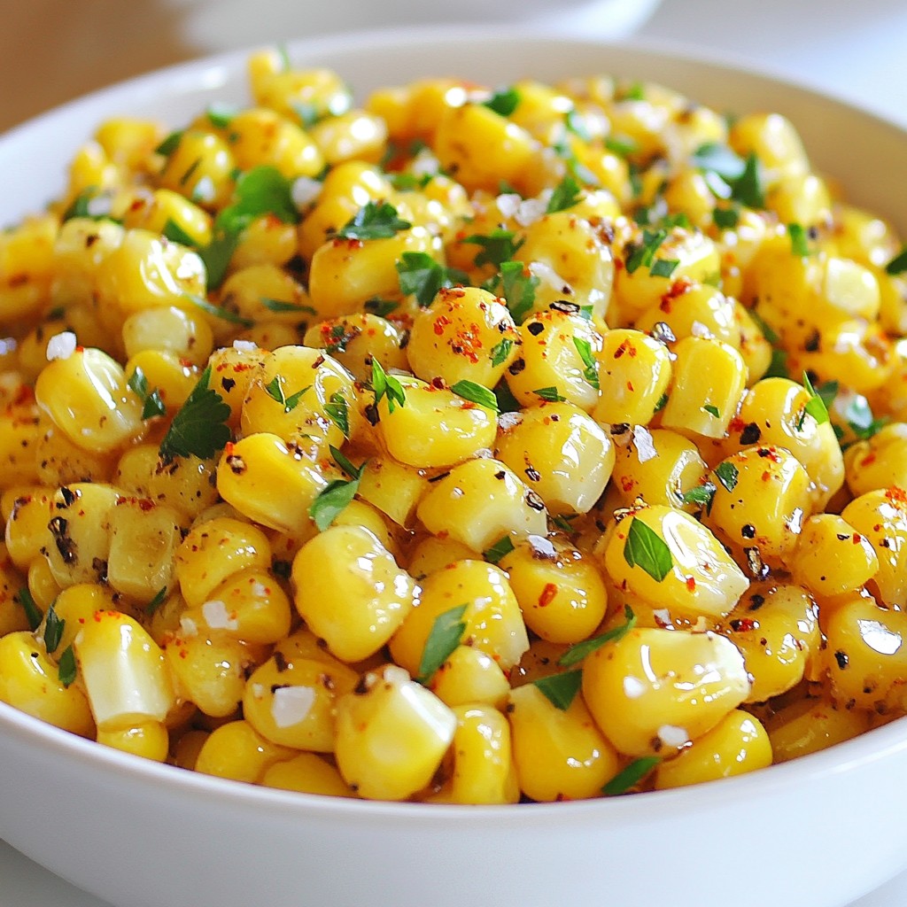 Honey Butter Skillet Corn Wholesome and Tasty Dish