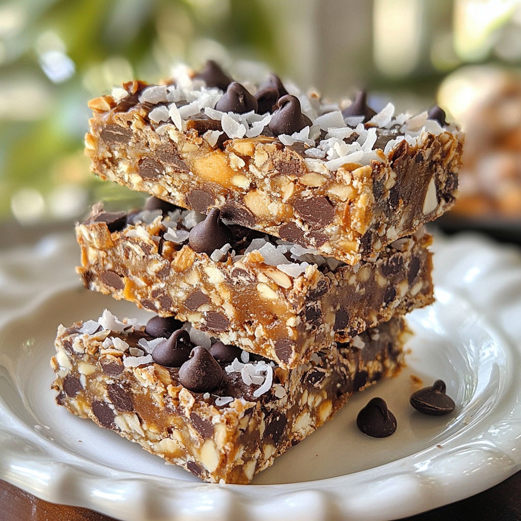 Coconut Chocolate Energy Bars for a Healthy Boost