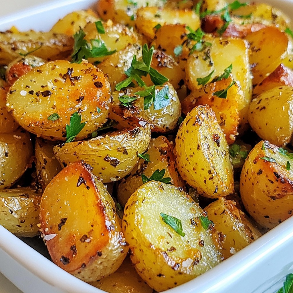 Garlic Herb Roasted Baby Potatoes Simple Flavor Boost