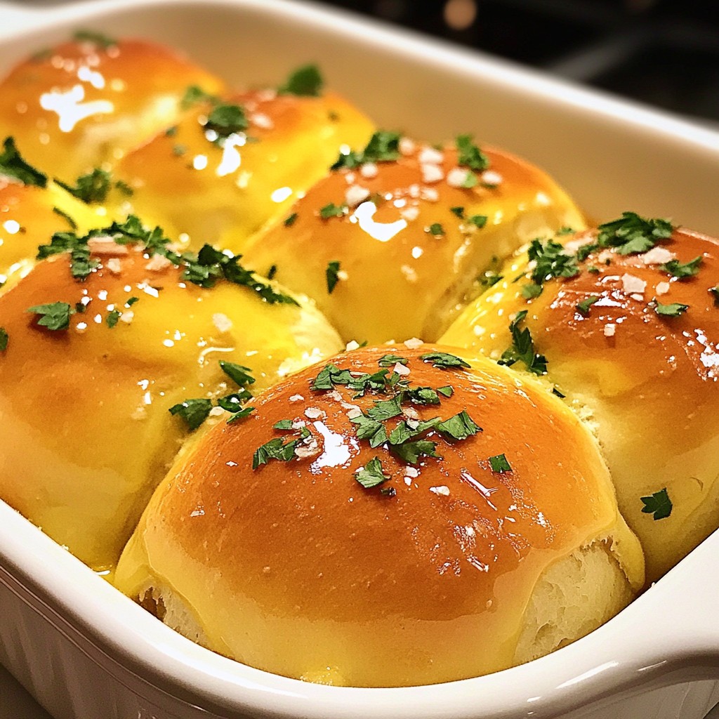 Buttery Herb Dinner Rolls Soft and Savory Treat