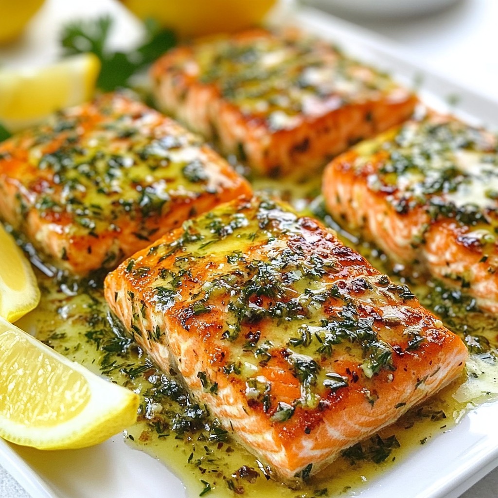 Garlic Herb Butter Salmon Flavorful and Easy Dish