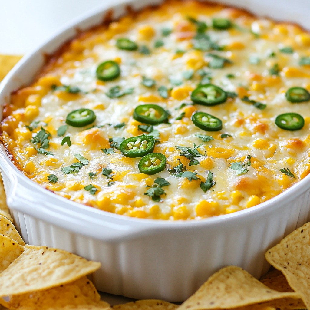 Jalapeño Cheddar Corn Dip Flavorful Party Delight