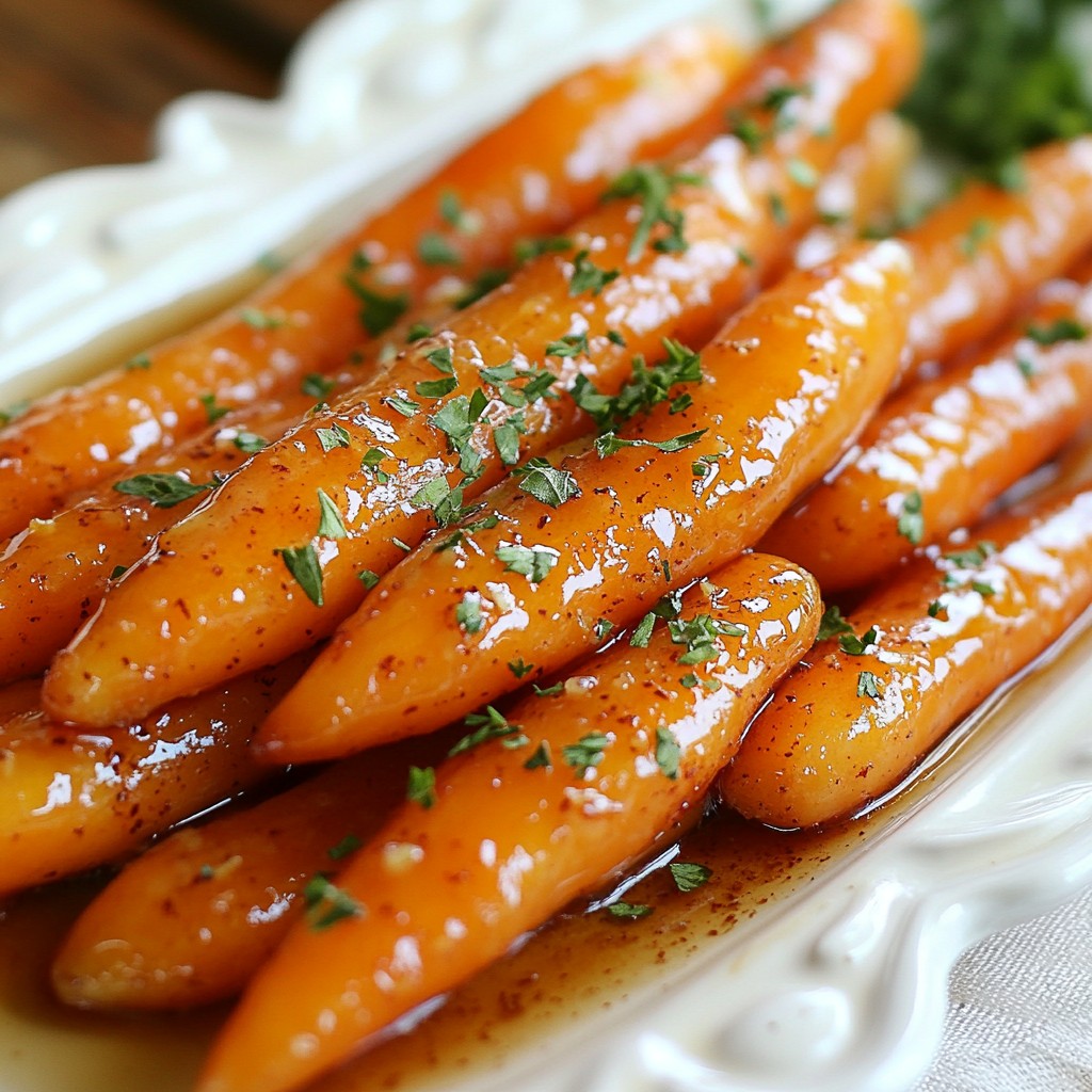 Maple Brown Sugar Glazed Carrots Delightful Side Dish