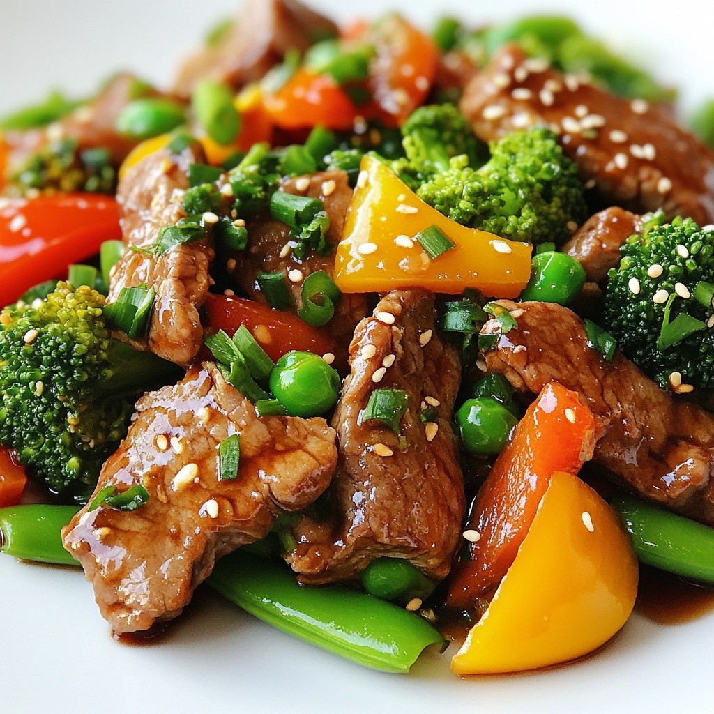 Teriyaki Steak Stir Fry Flavorful and Simple Recipe