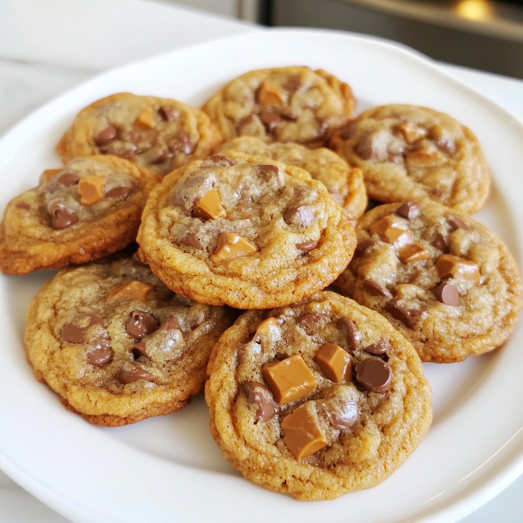 Chocolate Toffee Crunch Cookies Delightful Treat Recipe