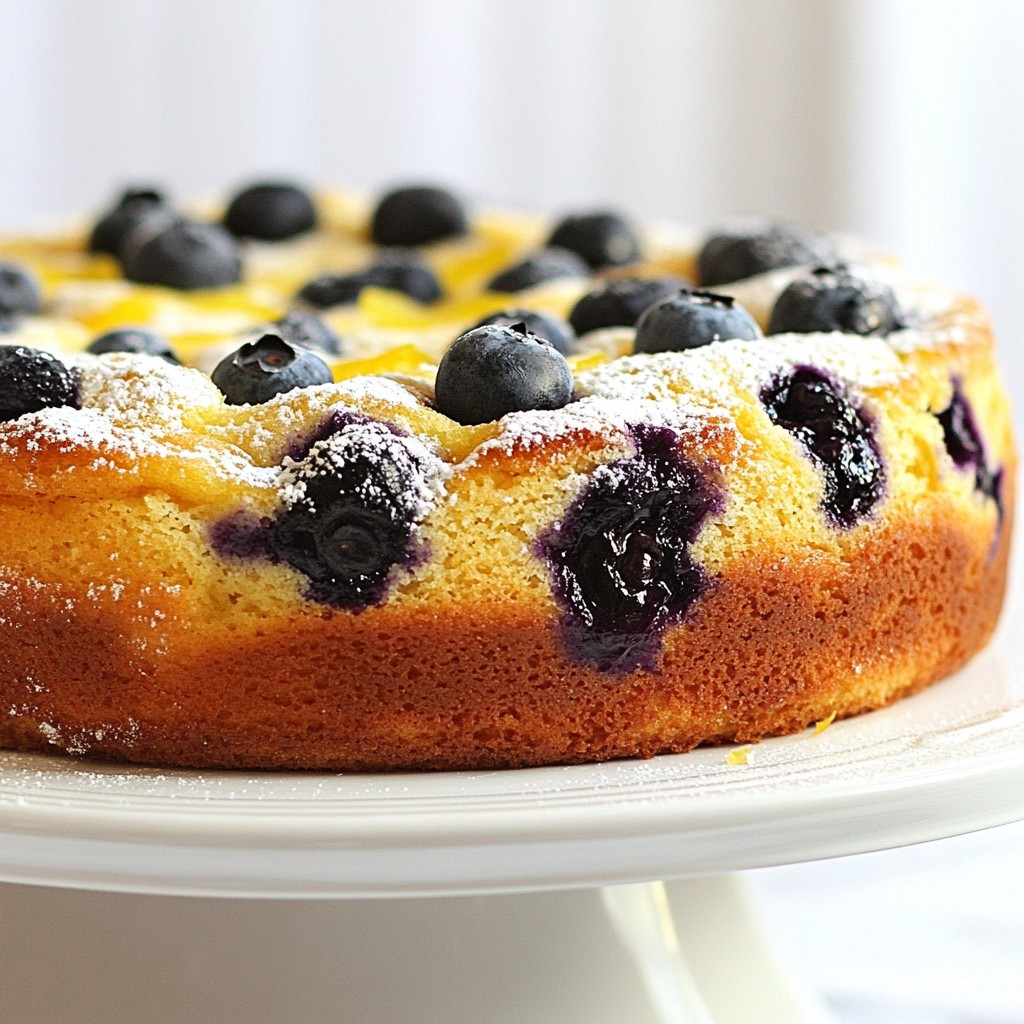 Lemon Blueberry Ricotta Cake Fresh and Flavorful Delight