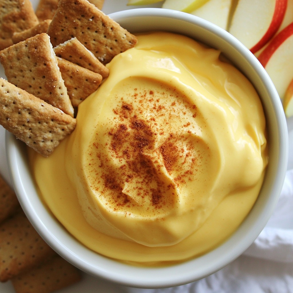 Pumpkin Spice Cheesecake Dip Creamy and Easy Treat