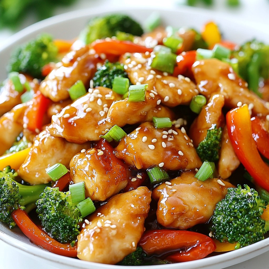 Savory Orange Glazed Chicken Stir-Fry Recipe