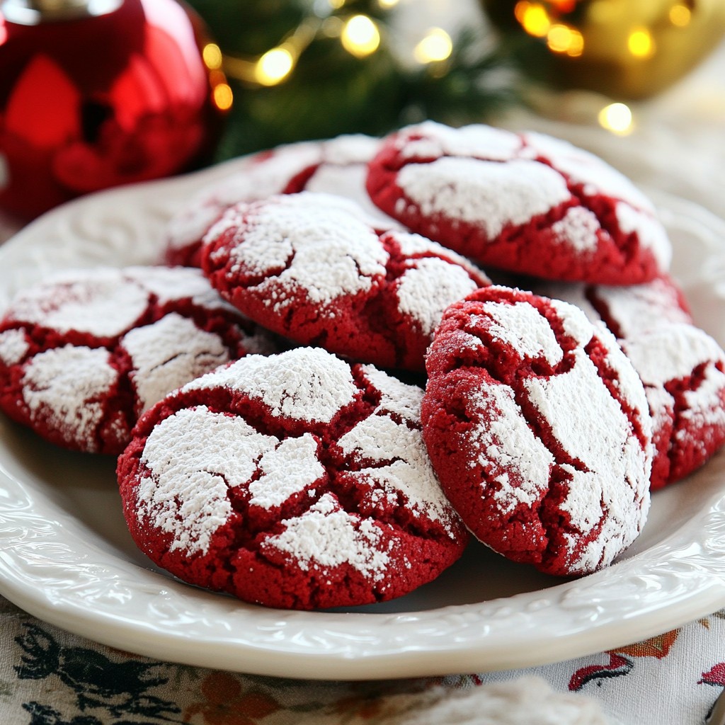 Red Velvet Crinkle Cookies Irresistible Recipe Guide