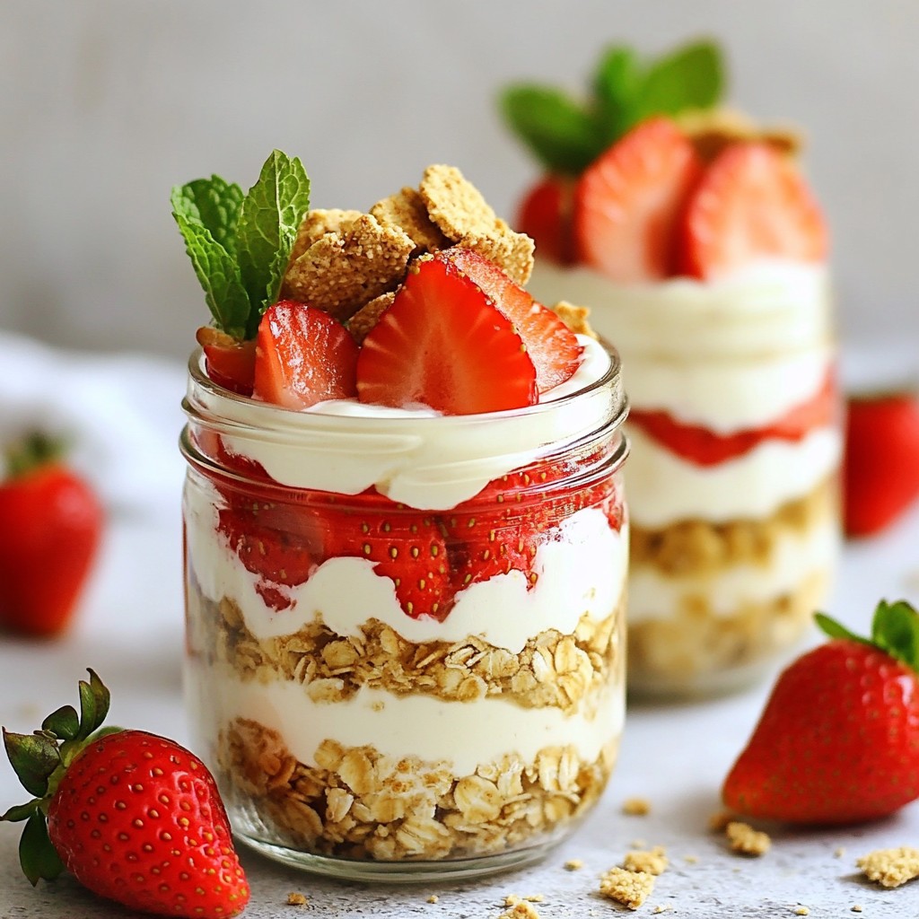 Strawberry Shortcake Overnight Oats Dreamy Breakfast Delight