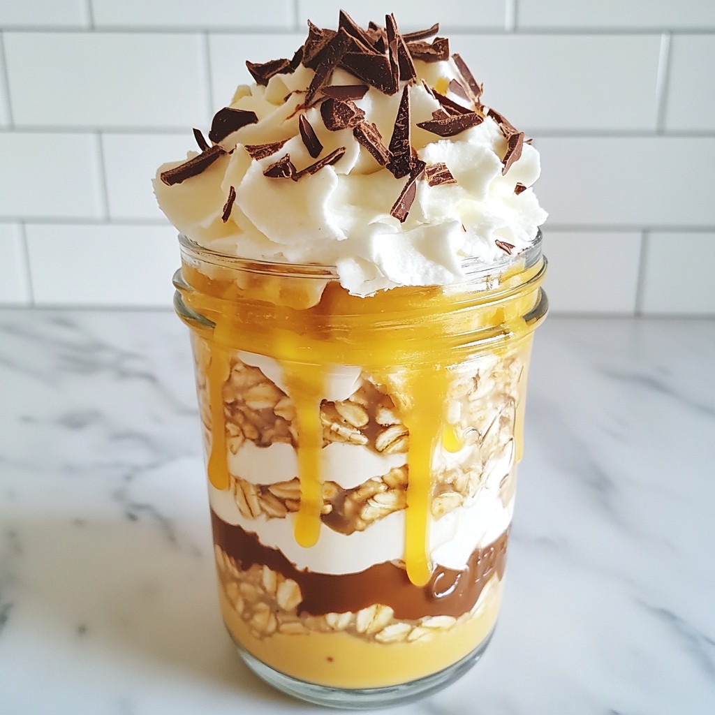 Caramel Macchiato Overnight Oats Easy and Delicious Recipe