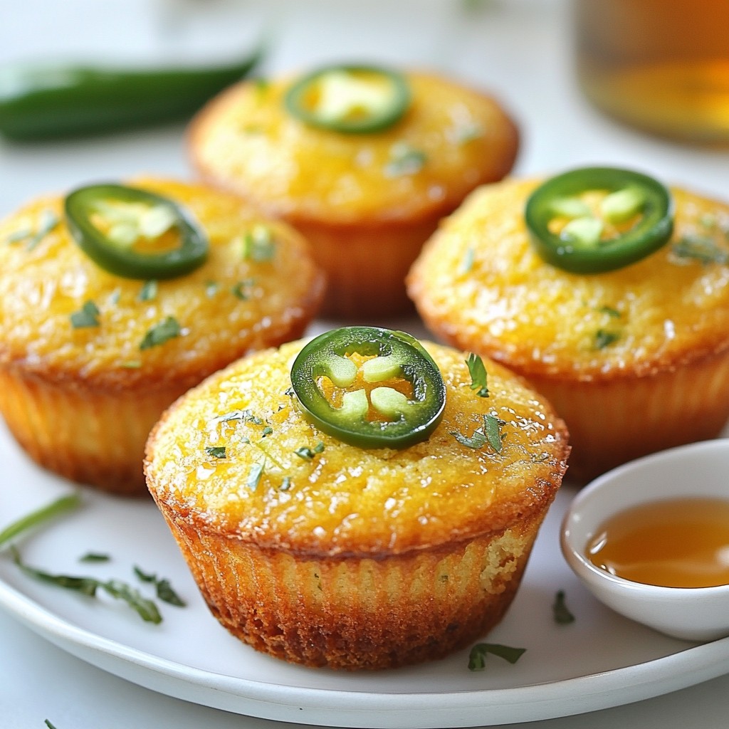 Jalapeño Honey Cornbread Muffins Savory and Spicy Treat