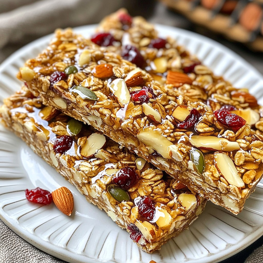 Almond Butter Granola Bars Nutritious and Easy Recipe