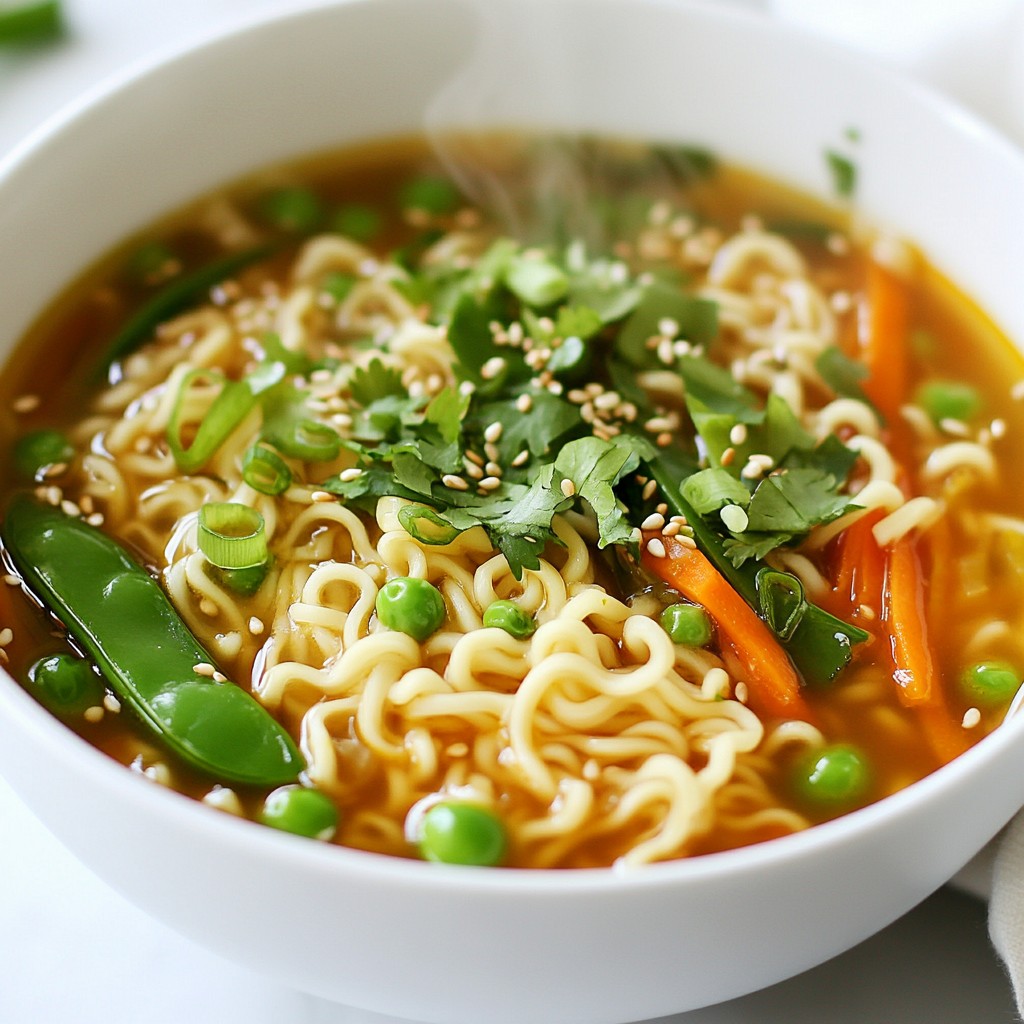 Spicy Garlic Ramen Noodles Irresistible and Quick Meal