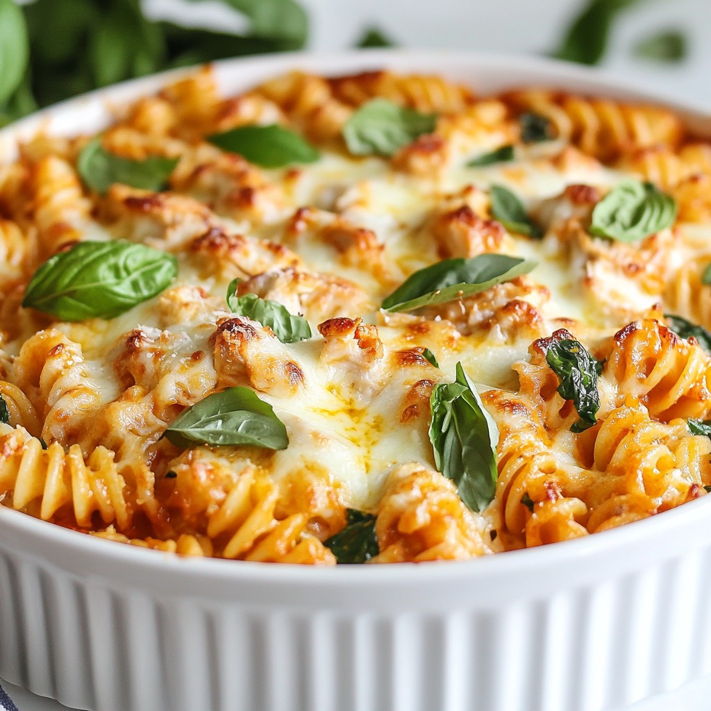 Florentine Chicken Pasta Bake Comfort Dish Recipe